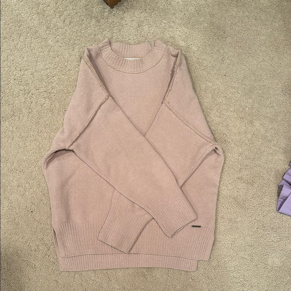 Abercrombie & Fitch Blush Crew Neck Sweater